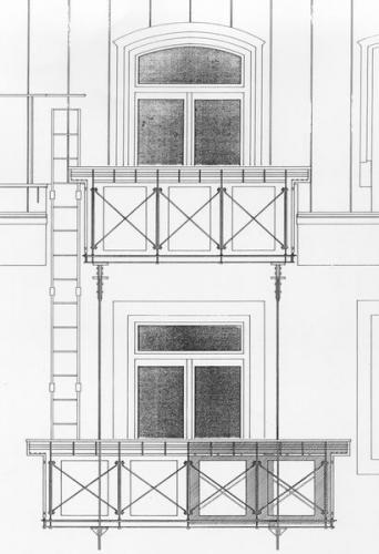 Breisacher Str. 17  Plan Detail Balkon