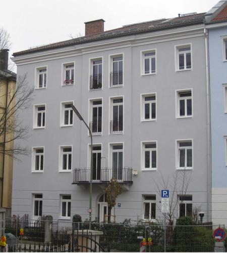 Pettenkoferstr. Fassade Strasse