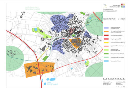 Staedtebauliches Entwicklungskonzept  Qualitaetenplan