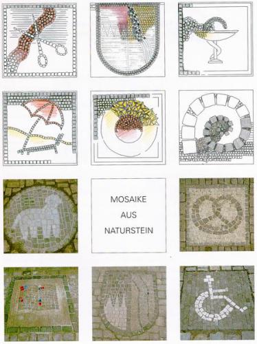 Detailplanung Mosaike Naturstein