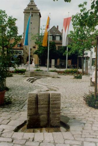 Oberer Markt mit Brunnen